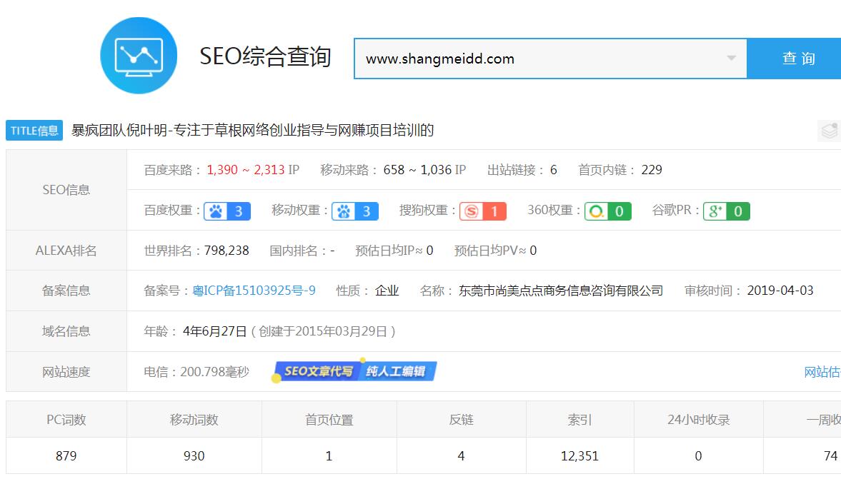 暴疯团队倪叶明博客网站数据
